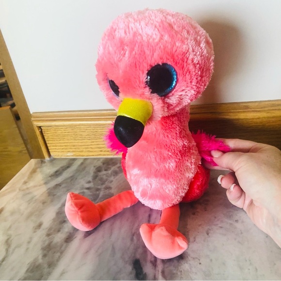 👀4/$25 Ty Beanie Boo Gilda Pink Flamingo, Multicolour - Picture 6 of 12